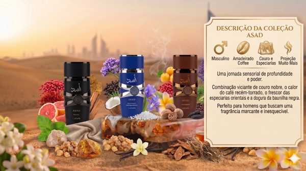 Lattafa Asad Discovery Set 25ml x 4 Units