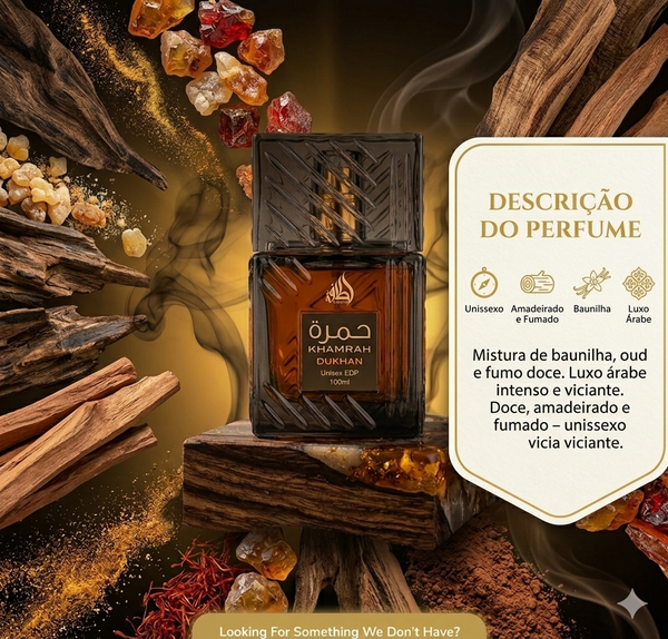 Lattafa Khamrah Dukhan Unisex EDP 100ml